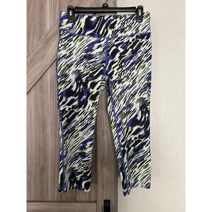 Layer 8 med multi color crop leggings